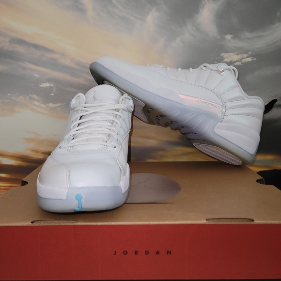 Jordan 12 Retro Low 'Easter' Mens Shoes - Picture 1 of 16